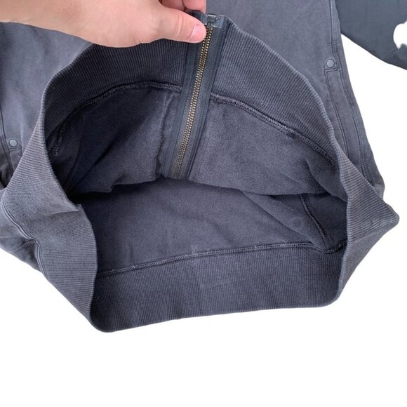 LULULEMON Mens Full Zip Black Hoodie Sweatshirt - Picture 6 of 7